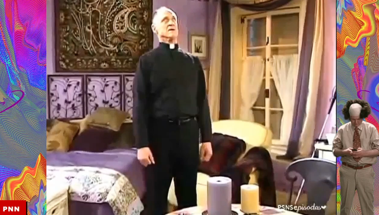 Blind Irish Priest gathers strength